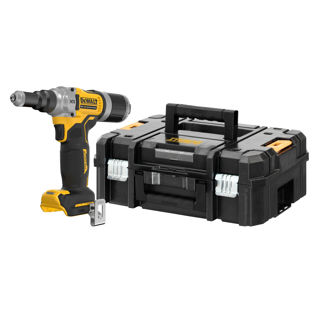 Mynd af DEWALT 18V XR Hnoðbyssa f. 4,8-6,4mm hnoð - Stök vél í tösku