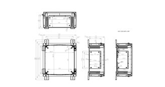 Mynd af NEO Skápur PC 32x32x15cm Glært lok
