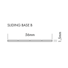 Mynd af Sliding Base L-Line Stan B