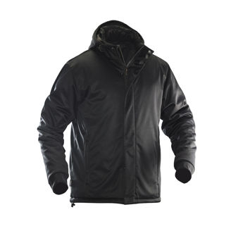Mynd af Jobman Kuldajakki softshell svartur