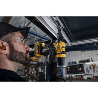 Mynd af DEWALT 18V XR Hnoðbyssa f. 2,4-4,8mm hnoð - Stök vél í tösku