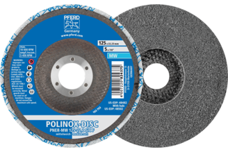 Mynd af Slípiskífa POLINOX PNER 125mm Millimjúk-Fín PFERD