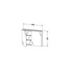 Mynd af Duravit speglaskápur XL 760x1000x138/208