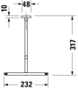 Mynd af Duravit D-Code snyrtispegill