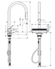 Mynd af Hansgrohe Aquno Select M81 eldhúsblöndunartæki