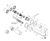 Mynd af Hansgrohe handlaugartæki Rebris S 200mm innbyggt