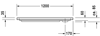 Mynd af Duravit sturtubotn D-Code 1200x700mm