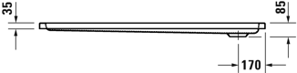 Mynd af Duravit sturtubotn D-Code 1400x800mm