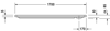 Mynd af Duravit sturtubotn D-Code 1700x700mm