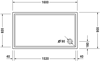 Mynd af Duravit sturtubotn Starck 1600x900mm