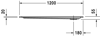 Mynd af Duravit sturtubotn Starck 1200x900mm