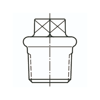 Mynd af Tappi 3/8" Galvaniserað