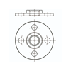 Mynd af Flangsi 2" Svart