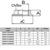Mynd af Kopar Flangsró 1/2"