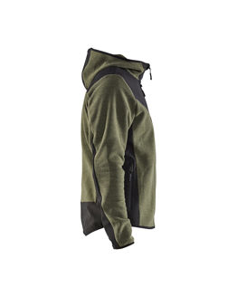 Mynd af BLÅKLÅDER prjónajakki með softshell