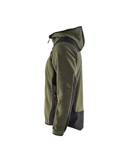 Mynd af BLÅKLÅDER prjónajakki með softshell