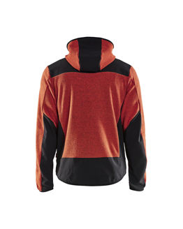 Mynd af BLÅKLÅDER prjónajakki með softshell