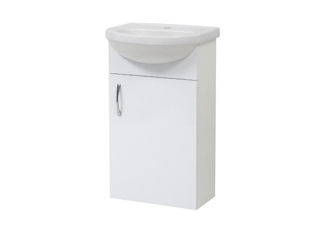 Mynd af NORTIQ Milano baðskápur m. handlaug 60x43x35cm