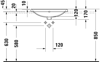 Mynd af Duravit D-Neo borðhandlaug 60x40cm