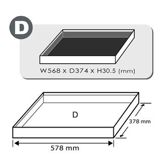 Mynd af Bakki í skáp 1/4", 3/8" og 1/2" topplyklasett