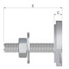 Mynd af Brautarbolti M 10 x 60mm