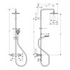 Mynd af Hansgrohe Vernis Blend Sturtusett Svart matt