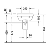 Mynd af Duravit Starck 3 vegghandlaug 50x36cm