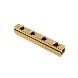 Mynd af Neyslu/Miðstöðvarkista 1" x 1/2" 4 stúta