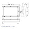 Mynd af Vigilant LED Bulkhead 22W 3100lm