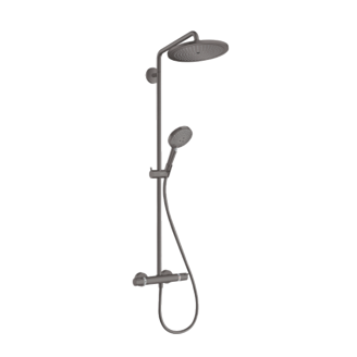 Mynd af Hansgrohe Croma Select S sturtusett m. blöndunartæki Svart burstað  króm