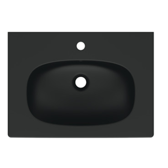 Mynd af Ideal Standard TESI handlaug f. innréttingu 62,5x45cm Svartur Matt