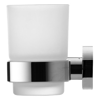 Mynd af Duravit D-Code glas á vegg Króm