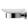 Mynd af Duravit D-Code sápuskál á vegg Króm