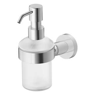 Mynd af Duravit D-Code sápuskammtari á vegg Króm