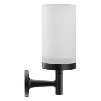 Mynd af Duravit Starck T tannburstaglas á vegg Svart Matt