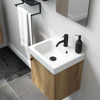 Mynd af Dansani Mini Menuet handlaug 41x36x7cm Hvítur