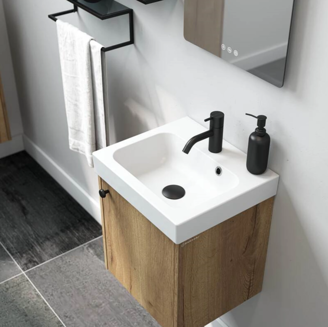 Mynd af Dansani Mini Menuet handlaug 41x36x7cm Hvítur