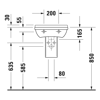 Mynd af Duravit Starck 3 vegghandlaug 45x32cm