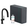 Mynd af Hansgrohe Aqittura M91 eldhúsblöndunartæki m. SodaSystem Svart Matt