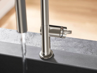 Mynd af Hansgrohe Talis M54 eldhúsblöndunartæki útdraganlegt Stál