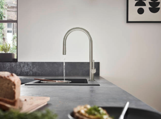 Mynd af Hansgrohe Talis M54 eldhúsblöndunartæki útdraganlegt Stál
