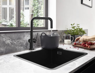 Mynd af Hansgrohe Talis M54 Eldhústæki U Matt svart