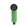 Mynd af Hulsa+vír SAC 90° M12 4pin 10m