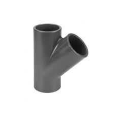 Mynd af PVC Té 90mm 45°