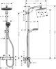 Mynd af Hansgrohe Crometta S 240 sturtusett EcoSmart