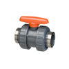Mynd af PVC Kúluloki m/2 Unionum 1/2"