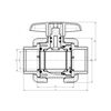 Mynd af PVC Kúluloki m/2 Unionum 16mm