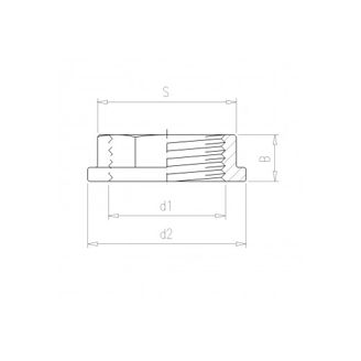 Mynd af PVC Flangsró 1 1/4"