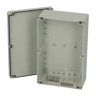 Mynd af Box ABS grátt lok 250x160x90
