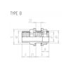 Mynd af PVC Tankatengi 3" x 3"- 75mm